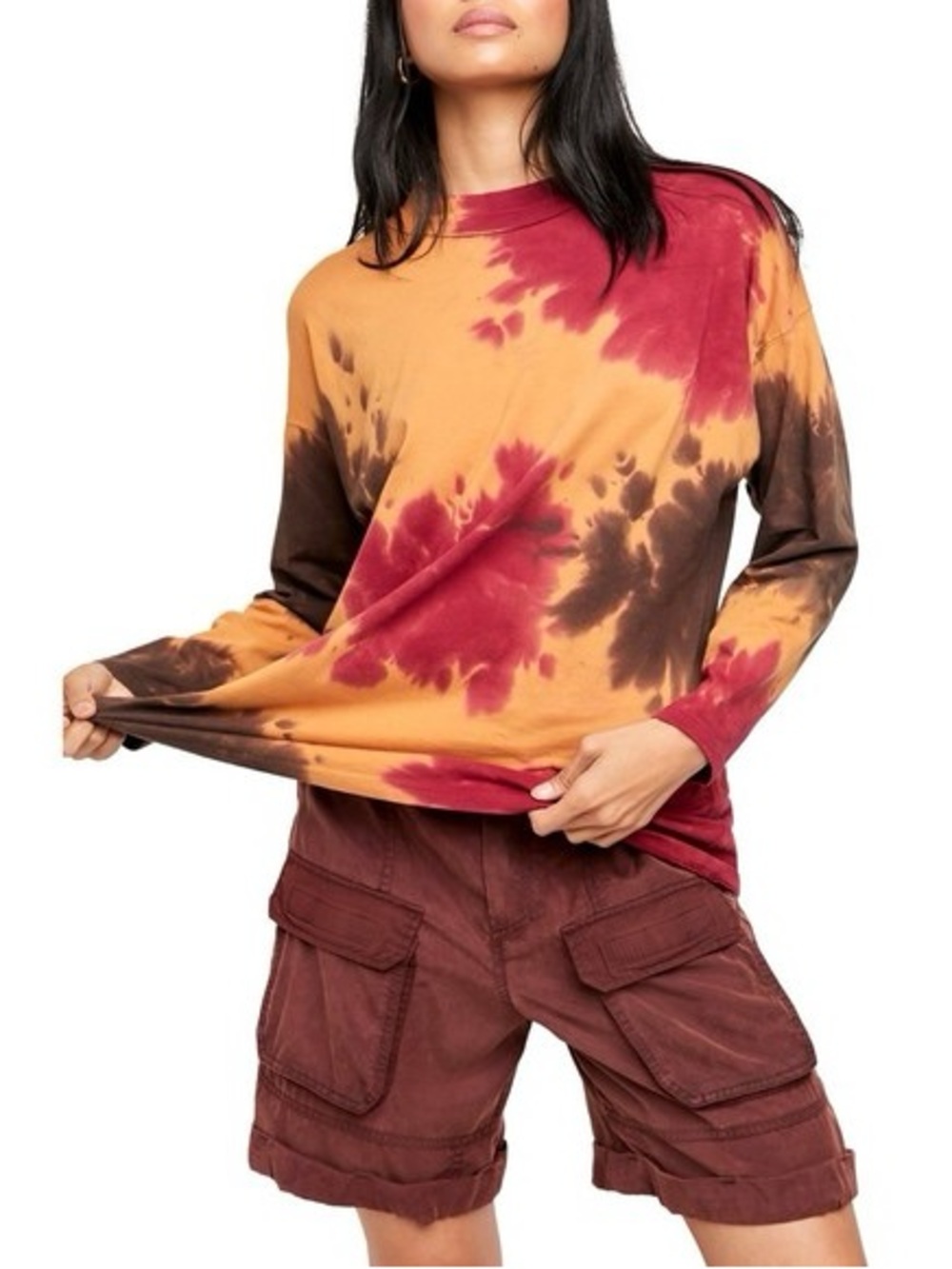 Free People Tie-Dye Crewneck